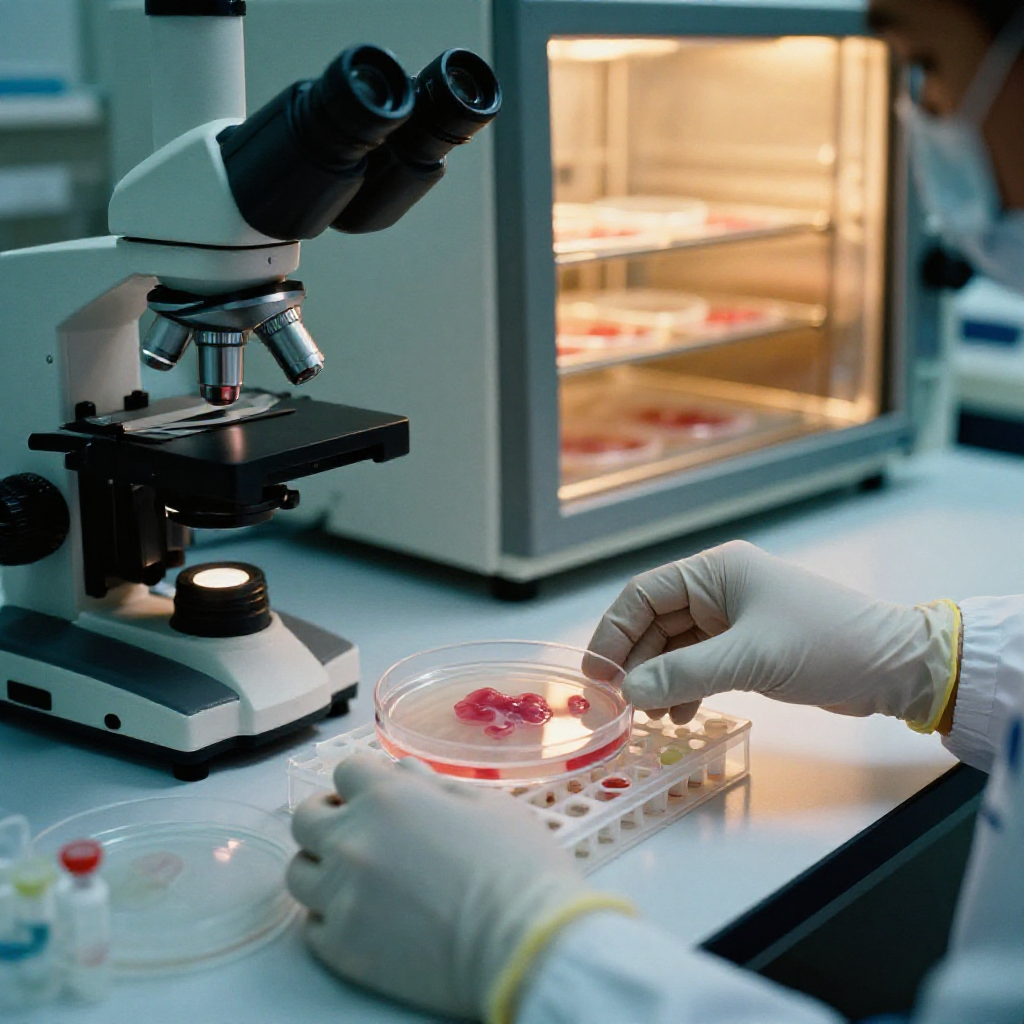 Muestras de tejido cardíaco humano en laboratorio para estudiar la regeneración cardíaca tras infarto