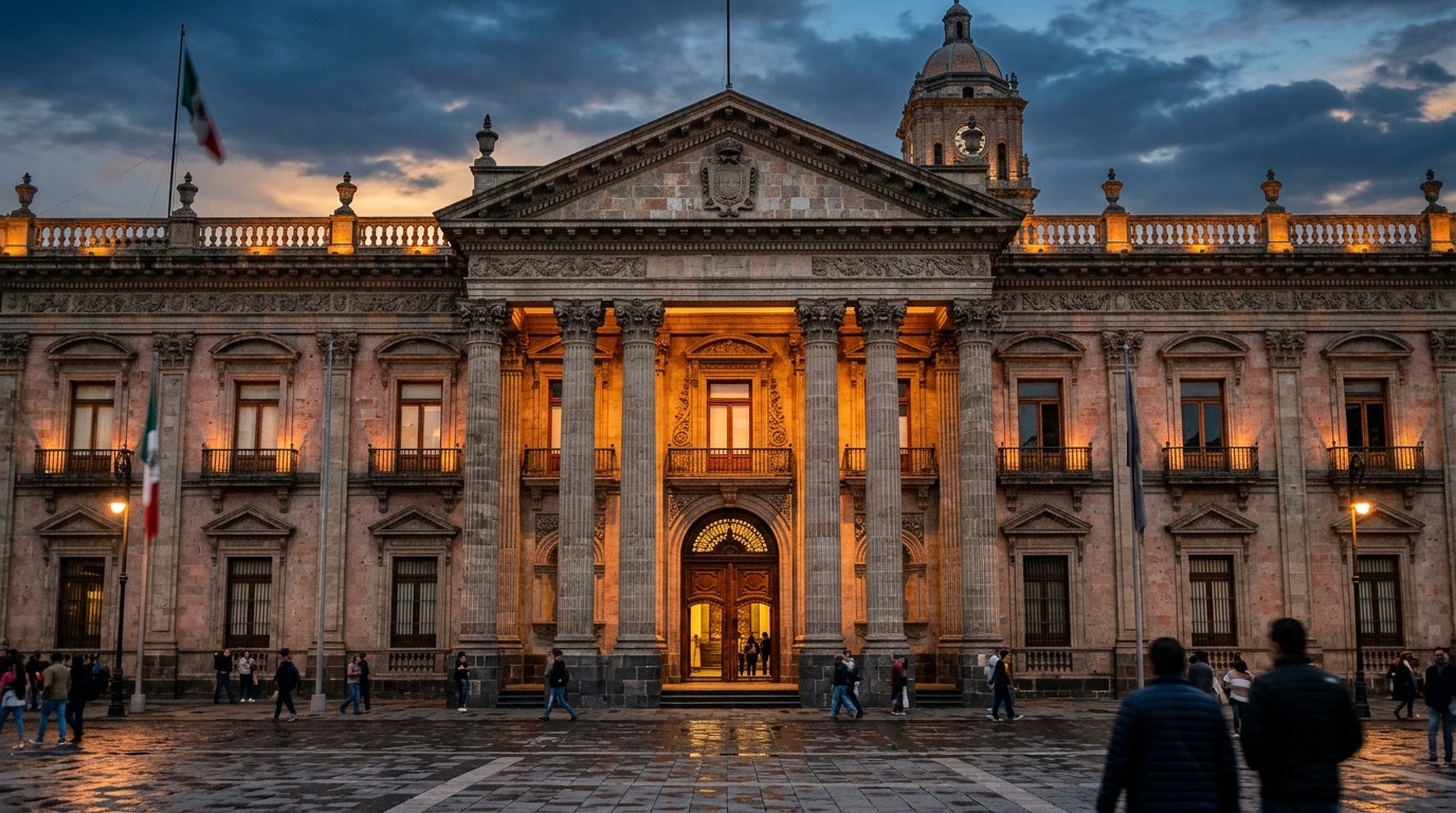 Fachada de la Antigua Escuela de Medicina, 475 años de la UNAM
